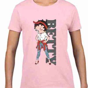 Berry Boop T Ladies T Shirt New 100% all Cotton